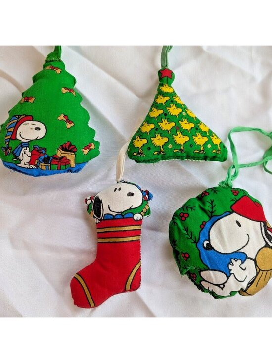 Peanuts Other - SNOOPY Christmas Ornaments VINTAGE Peanuts holiday Woodstock Charlie Brown
